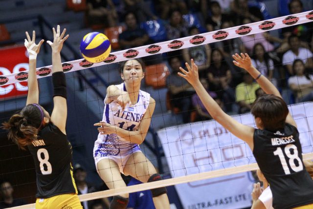 De Leon lifts Ateneo past UST, moves a win away from V-League finals