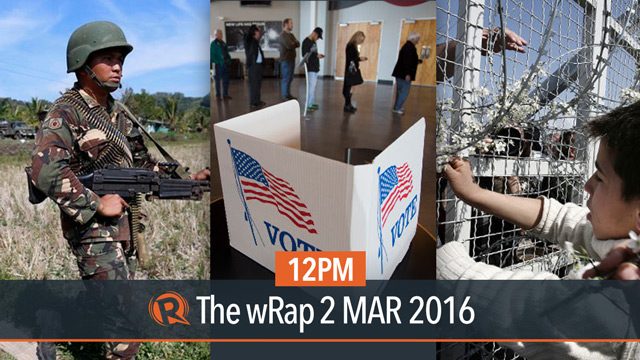 Super Tuesday, terrorists in Lanao, refugee crisis | 12PM wRap