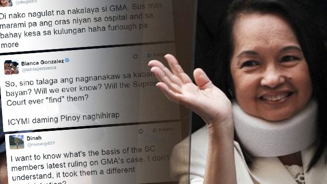 Netizens dismayed with SC ruling on Arroyo’s plunder case
