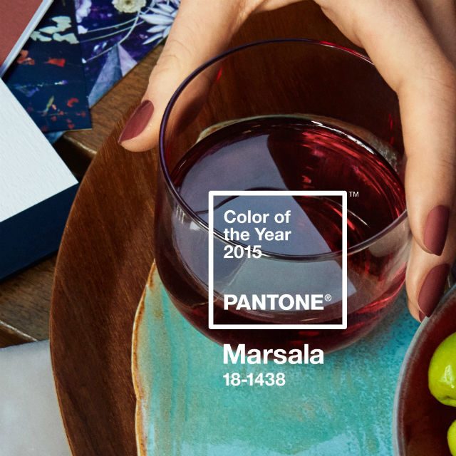 2015 color of the year: Marsala