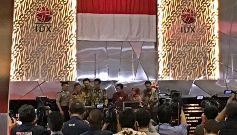 Buka perdagangan BEI 2016, Jokowi optimis ekonomi membaik