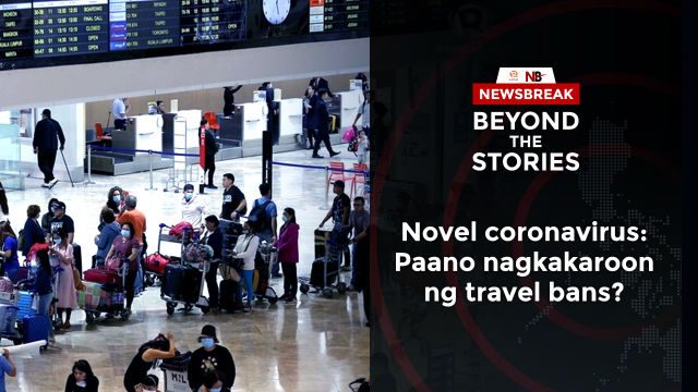 [PODCAST] Novel coronavirus: Paano nagkakaroon ng travel bans?