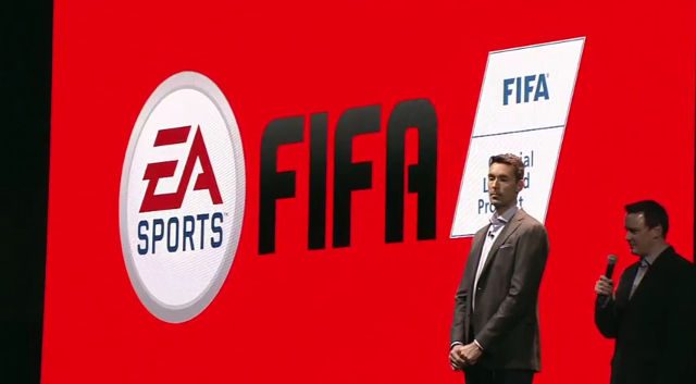 EA SPORTS FIFA. Electronic Arts throws its hat into the Switch ring. Screen shot from livestream. 