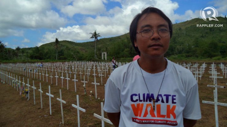 TACLOBAN. 'The [climate] walk is never over. This is a continuing journey,' says Climate Change Commissioner Yeb Saño. Photo by Fritzie Rodriguez/Rappler.com