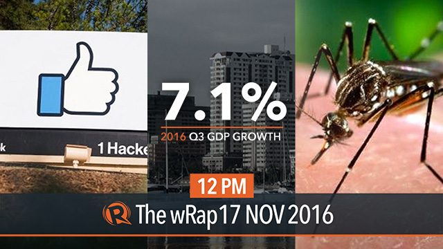 PH GDP, Zika cases, fake news | 12PM wRap