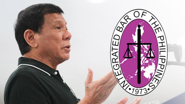 IBP: Duterte’s criticism of lawyers defending drug suspects ‘dangerous’