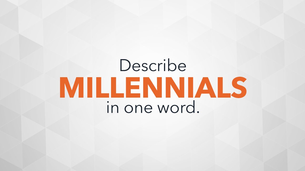 We asked, you answered: Describe millennials in one word