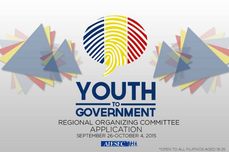 Be part of AIESEC’s Youth-to-Government forum