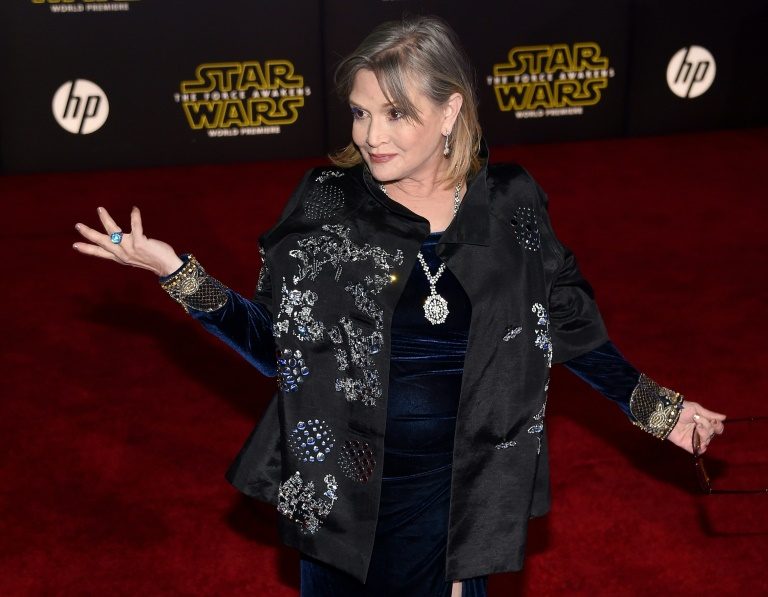 Star Wars actress Carrie Fisher ‘out of emergency’ after heart attack