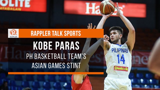 Rappler Talk Sports: Kobe Paras joins PH team to Asian Games