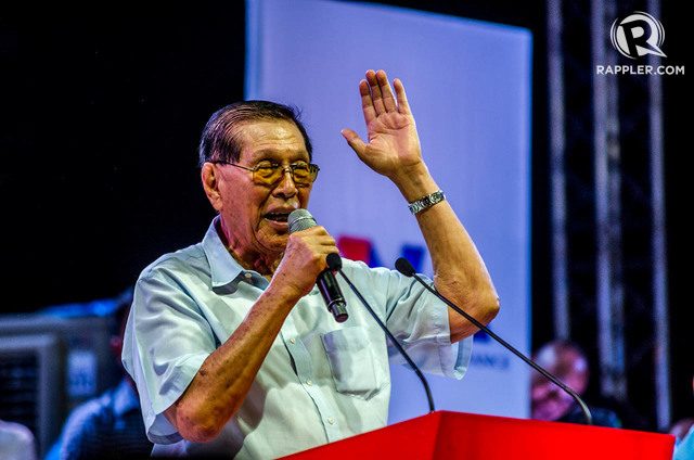 Cagayan governor seeks reversal of SC bail grant to Enrile