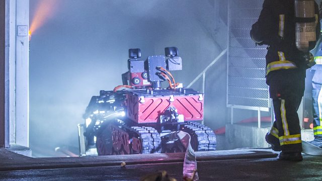 Firefighting robot Colossus helps put out Notre-Dame fire