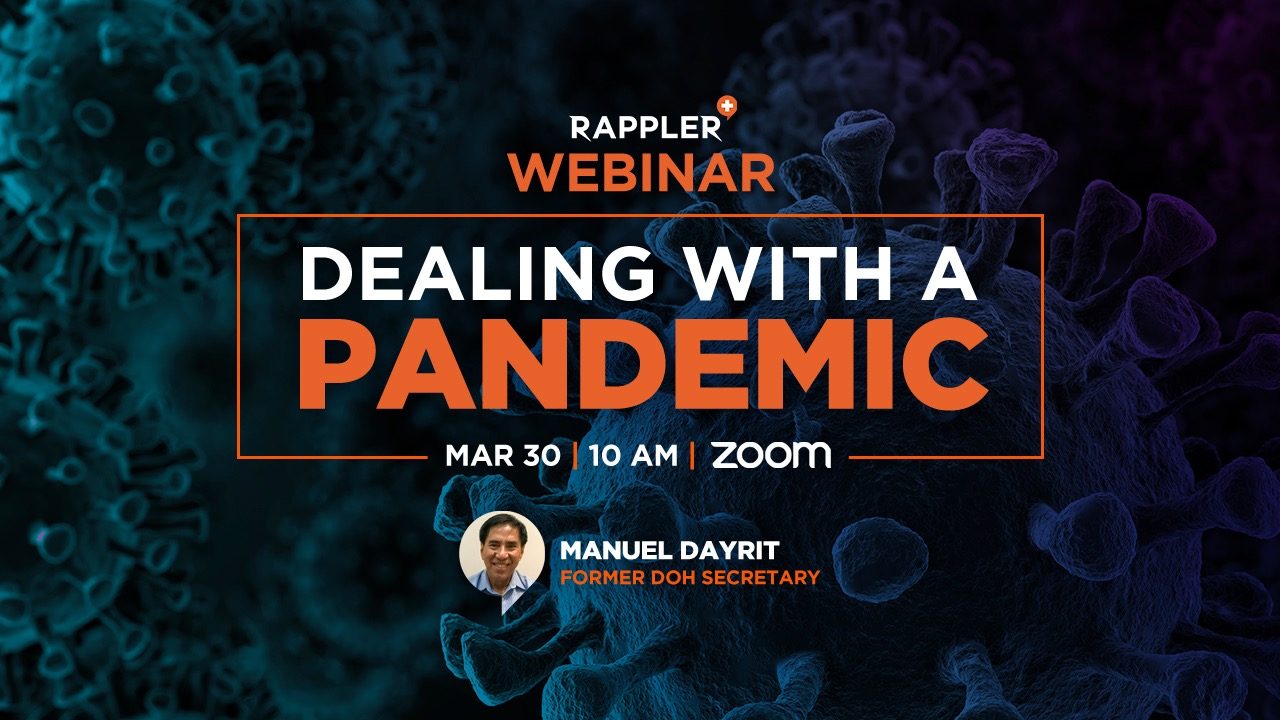 FULL VIDEO: Rappler+ Webinar on dealing with a pandemic