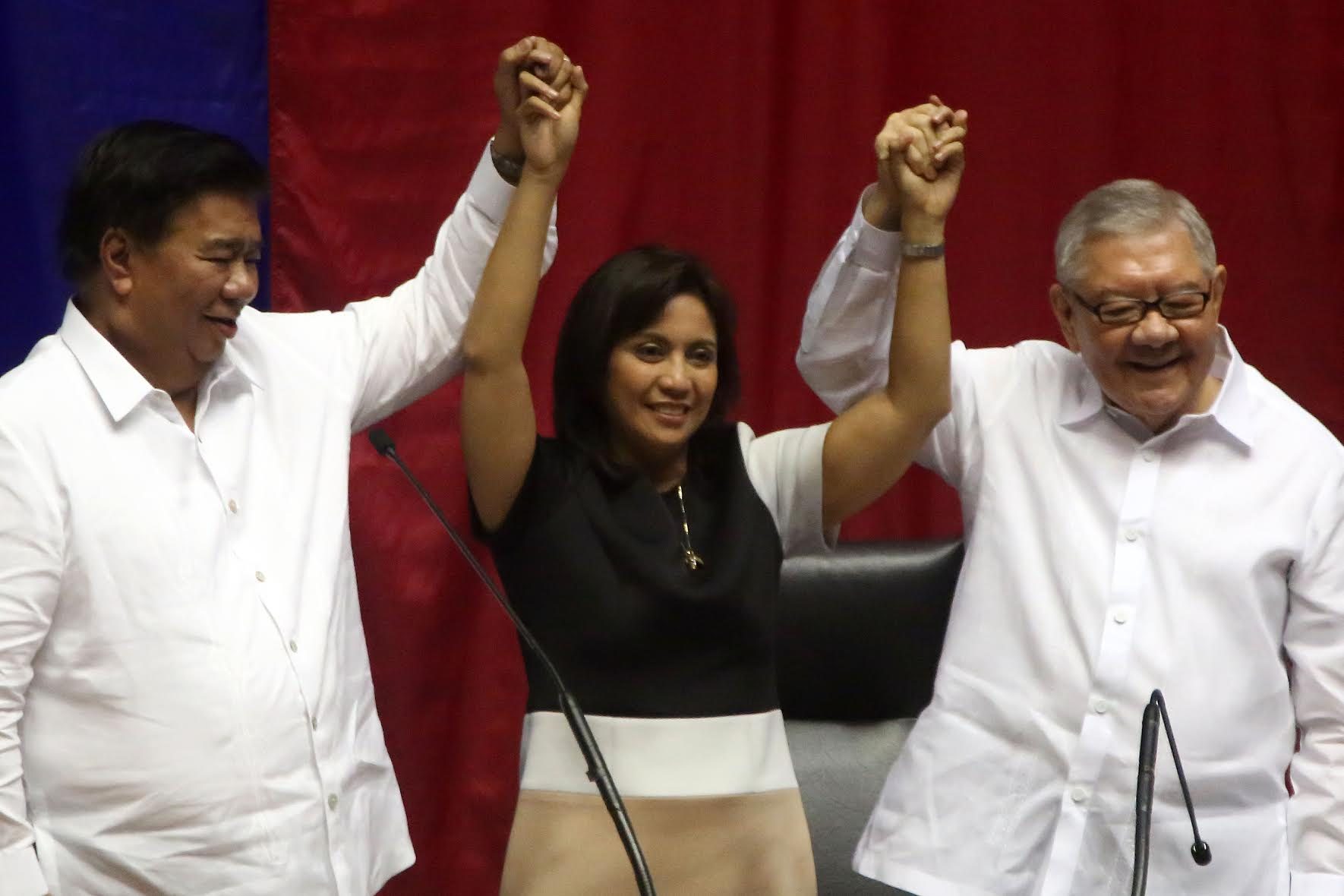 VP-ELECT. Leni Robredo is proclaimed the country's next vice president on May 30, 2016. Photo by Ben Nabong/Rappler 