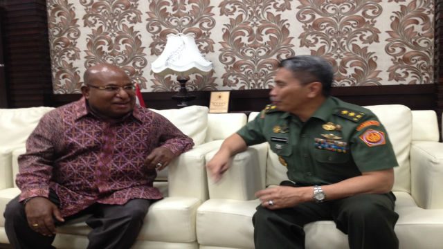 Bahas keamanan Papua, Gubernur Lukas bertemu Wiranto