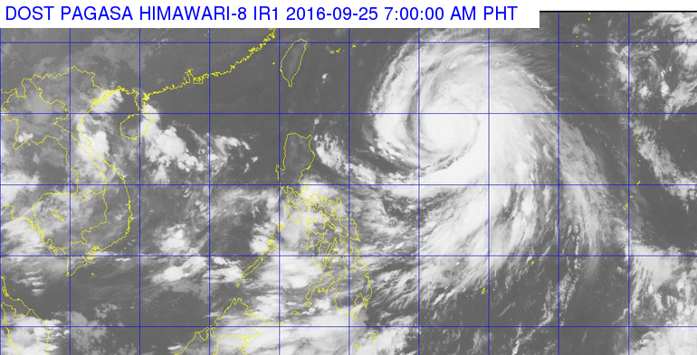 Typhoon Helen targeting Batanes, Taiwan area