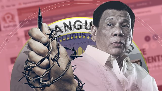 One year banned from President Duterte’s events