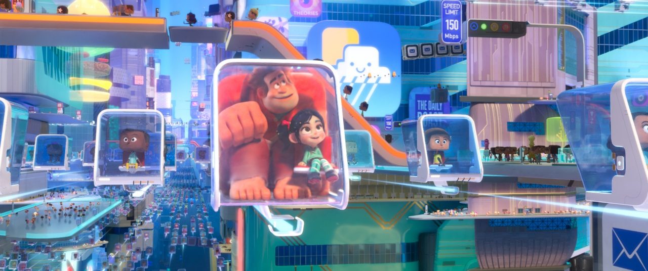 WORLD WIDE WEB. In Ralph Breaks The Internet, Ralph and Venellope find themselves immersed into the crazy world of the Internet. Photo courtesy of Walt Disney Philippines 