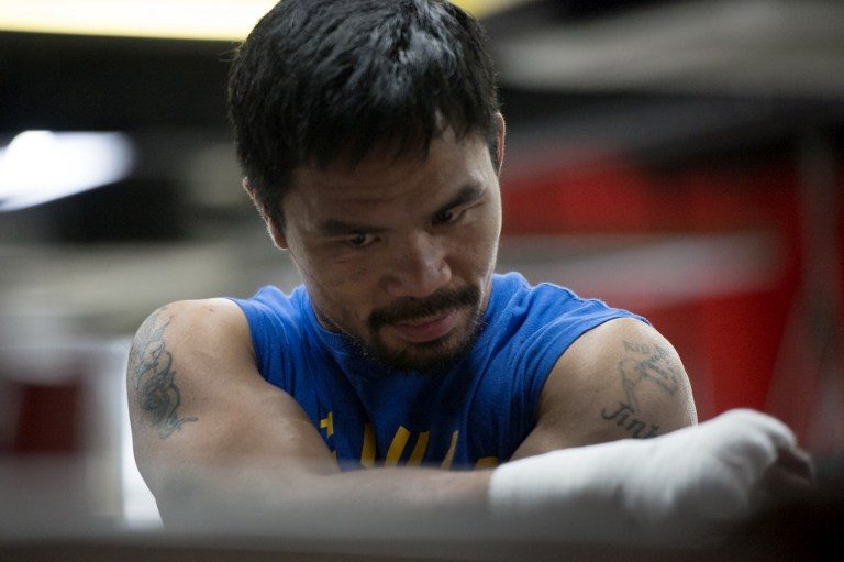 Pacquiao shows no signs of slowing ahead of Vargas fight