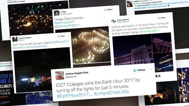 #EarthHour2017: Filipinos shine light on climate action
