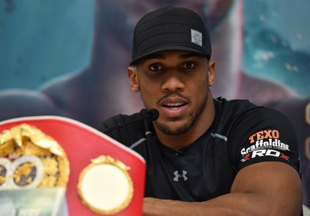 Britain’s Joshua to defend heavyweight title against Molina