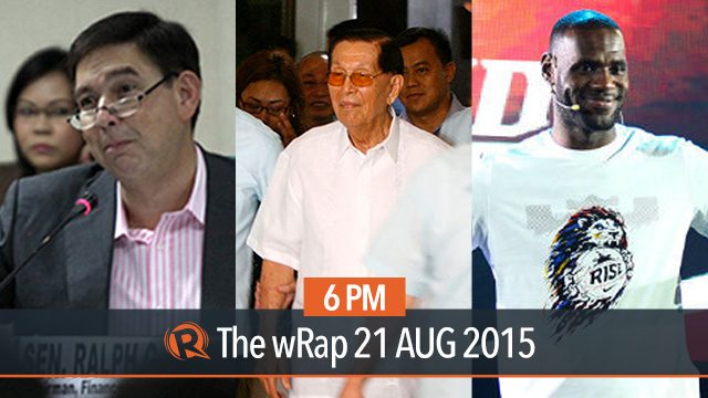 Enrile’s bail, Recto’s degrees, LeBron in Manila | 6PM wRap