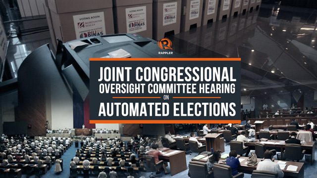 LIVE: Congressional hearing on automated election system