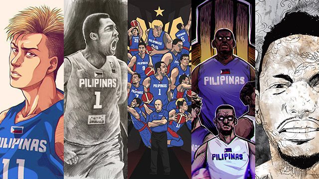#LabanPilipinas: A collection of Gilas Pilipinas fan art