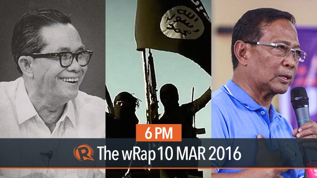 VP Binay’s case, Jovito Salonga, ISIS documents | 6PM wRap