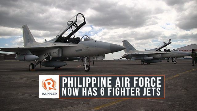 WATCH: Philippine Air Force now has 6 fighter jets