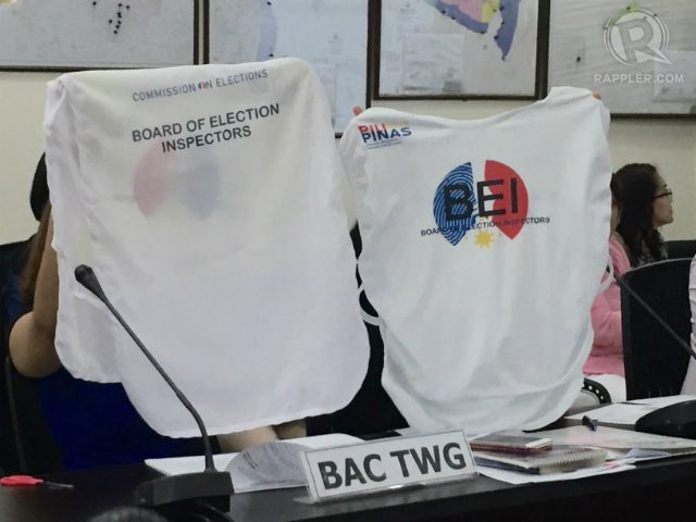 Comelec to buy more poll uniforms; budget now P26.5M