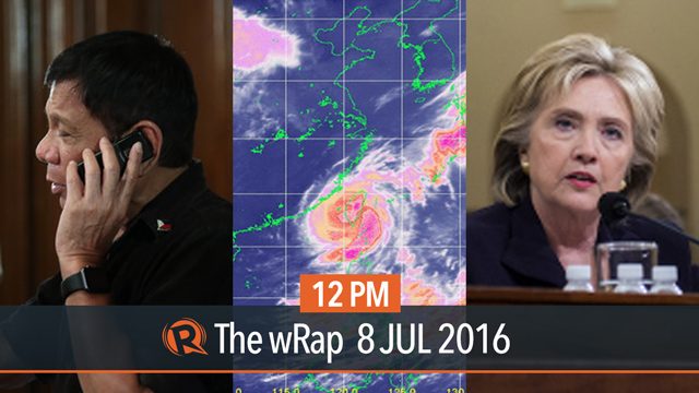 Duterte & Robredo, Typhoon Butchoy, Clinton email | 12PM wRap