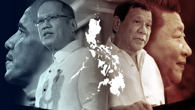 'INDEPENDENT' FOREIGN POLICY. The administration of Benigno Aquino III was seen as the 'golden era' of bilateral ties with the United States, then led by Barack Obama. Rodrigo Duterte has charted a different course, veering closer to China. 
