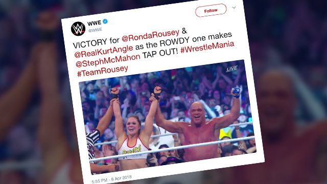 Ronda Rousey victorious in WWE in-ring debut at WrestleMania 34