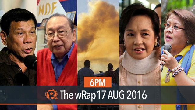 Duterte vs de Lima, Sison, Arroyo | 6PM wRap