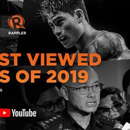 WATCH: Rappler’s most-watched videos of 2019 on YouTube