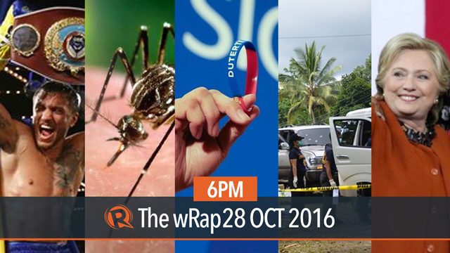 PH-China trade, new Zika cases, Pacquiao fight | 6PM wRap