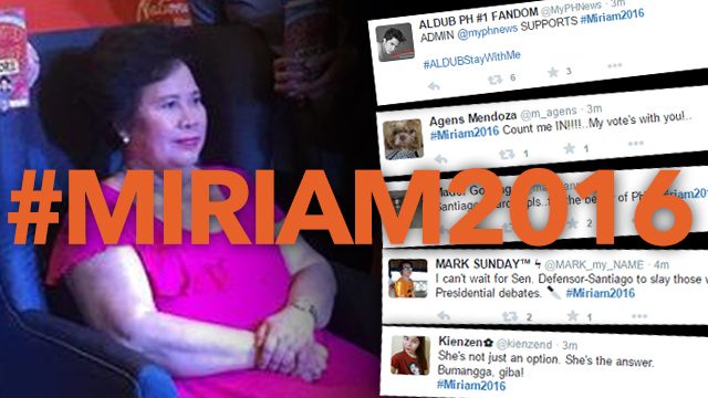 #Miriam2016: Social media rockstar gives netizens hope