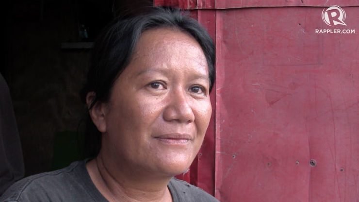 THANKFUL. Despite losing her home during Yolanda, Leticia Sumali says she's thankful that her family remains whole. Photo by David Lozada/ Rappler