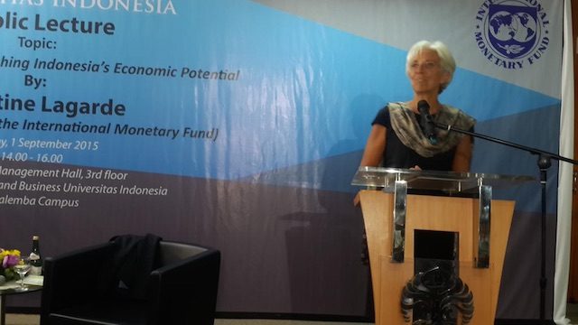 IMF’s Lagarde to Indonesian youth: Lead the change