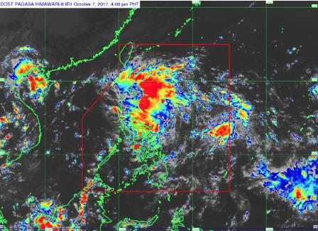 LPA to bring rain showers over parts of Luzon on Sunday