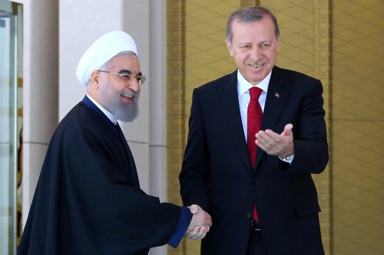 Turkey eyes Iran deals as Rouhani meets Erdogan