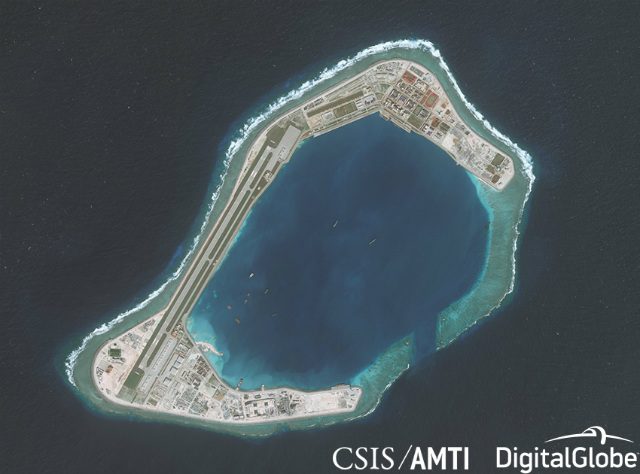 More than 1,600 Chinese structures in South China Sea