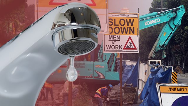 Manila Water interruptions set May 24-25 due to MRT7 construction