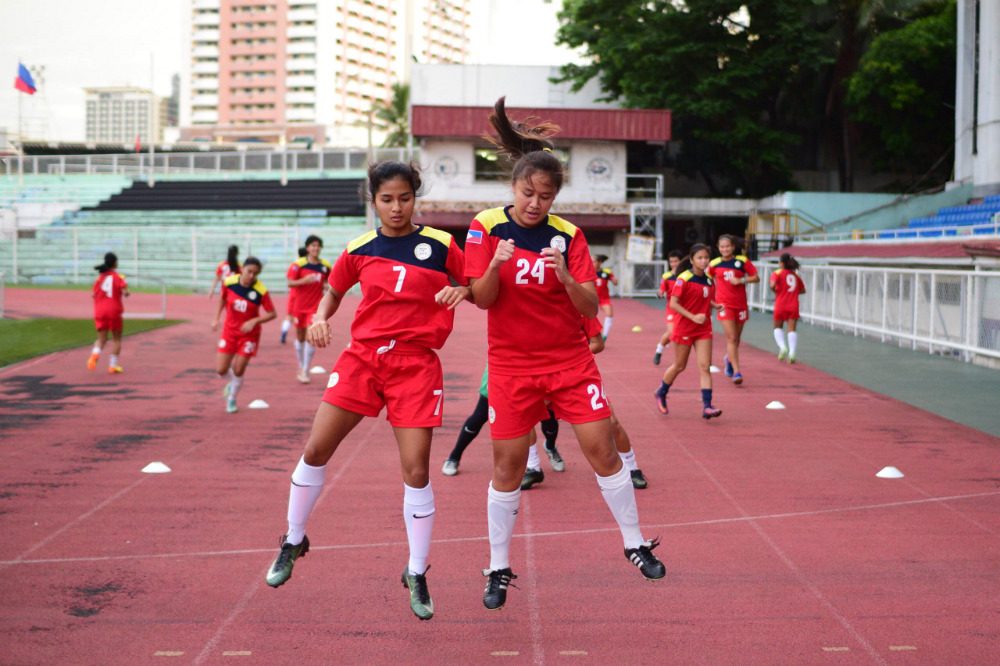 PH men’s and women’s football teams buckle down for SEA Games