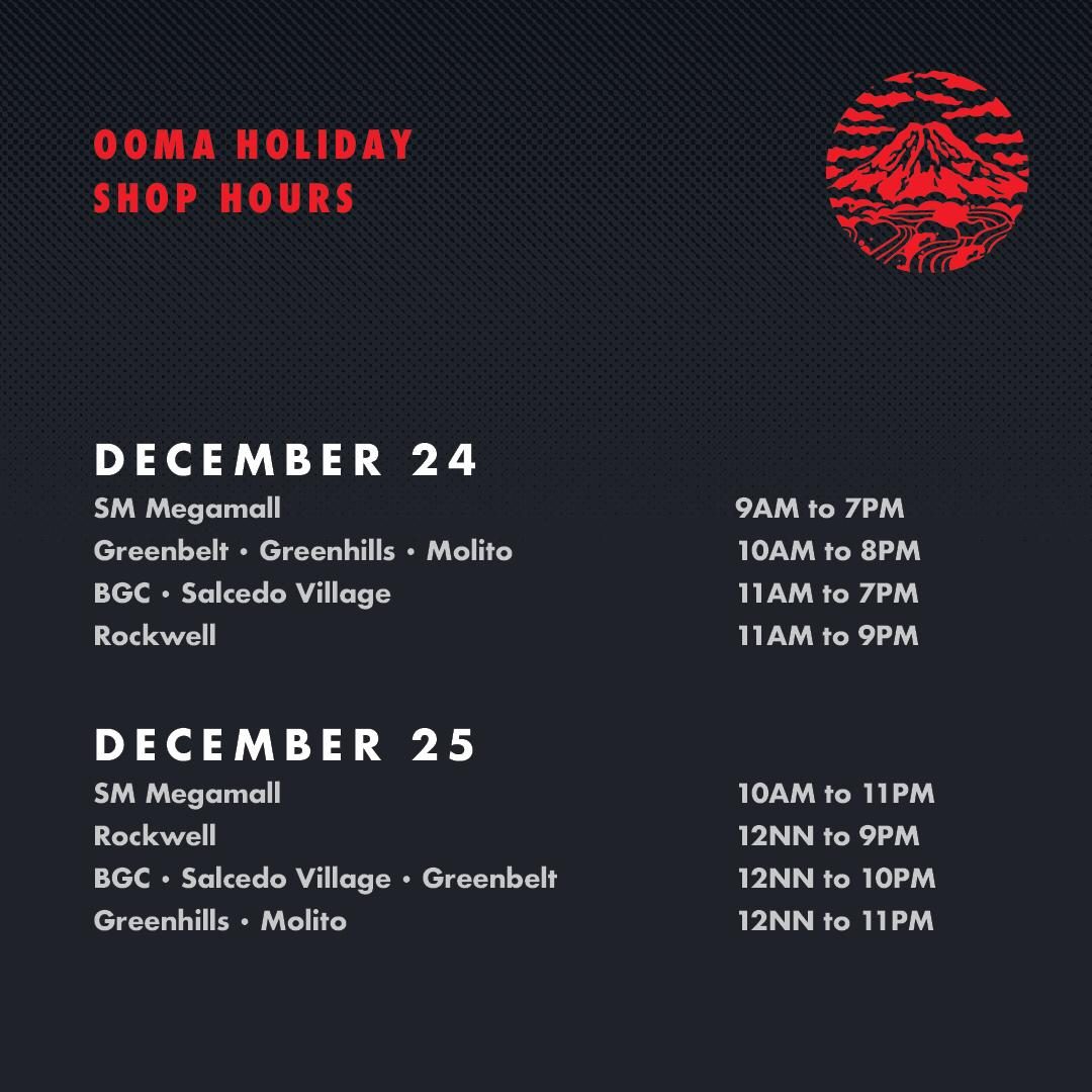 HOLIDAY SCHEDULE. Photo courtesy of Ooma 