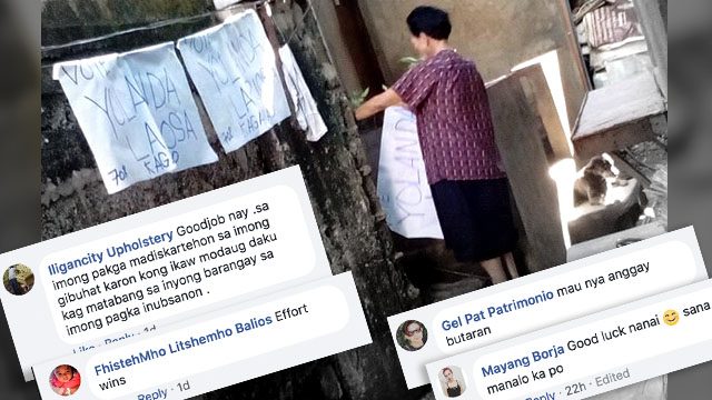 LOOK: Barangay poll bets inspire netizens with campaign posters made from scraps