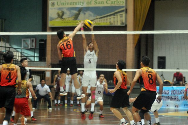 CESAFI: USJ-R Spiking Jaguars strike first in men’s volleyball finals