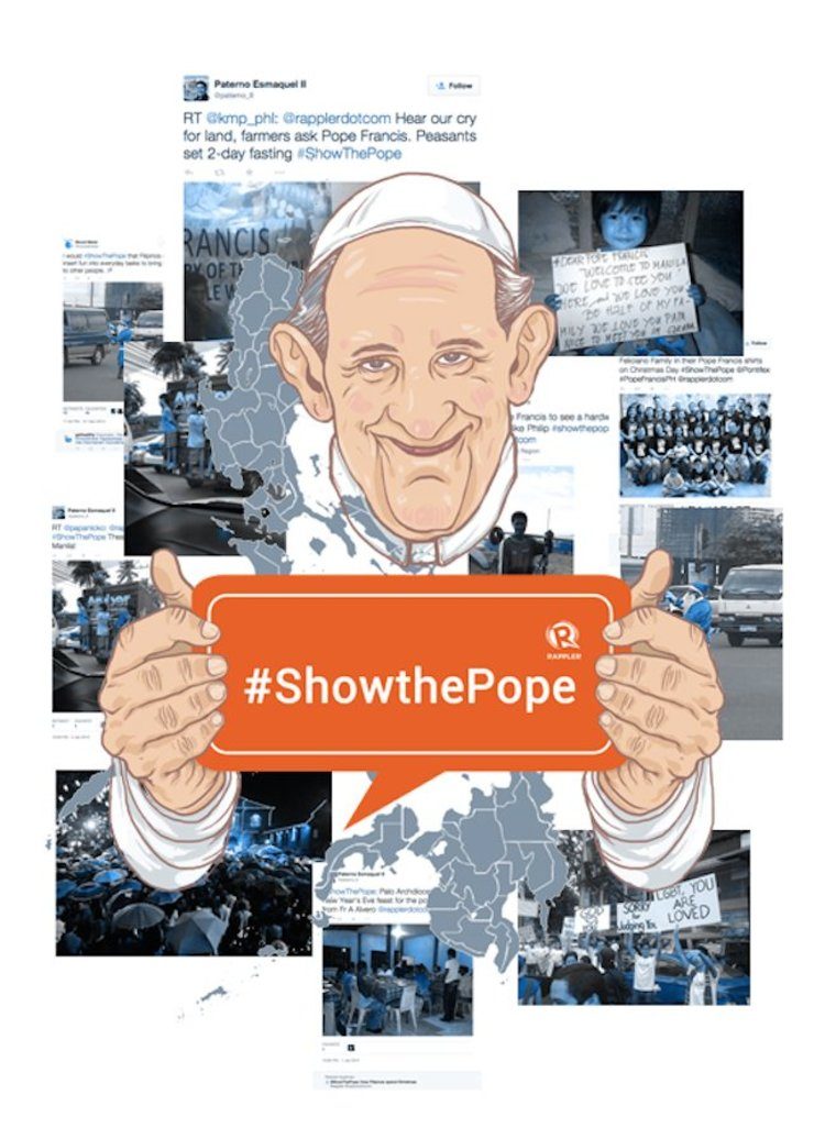 The cover of the #ShowThePope album given as a gift to Pope Francis