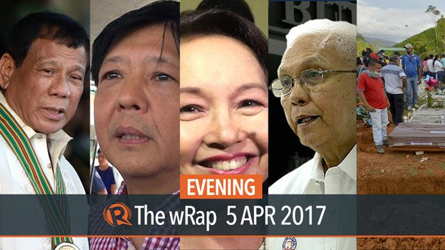 Pulse Asia survey, Marcos, Arroyo | Evening wRap